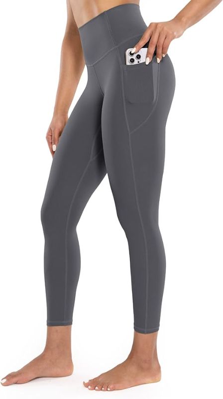 Photo 1 of  Women's Piece Yoga Legging Seamless Workout High Waist Butt Liftings Athletic Leggings GREY ***SIMILAR PRODUCT**   SIZE L