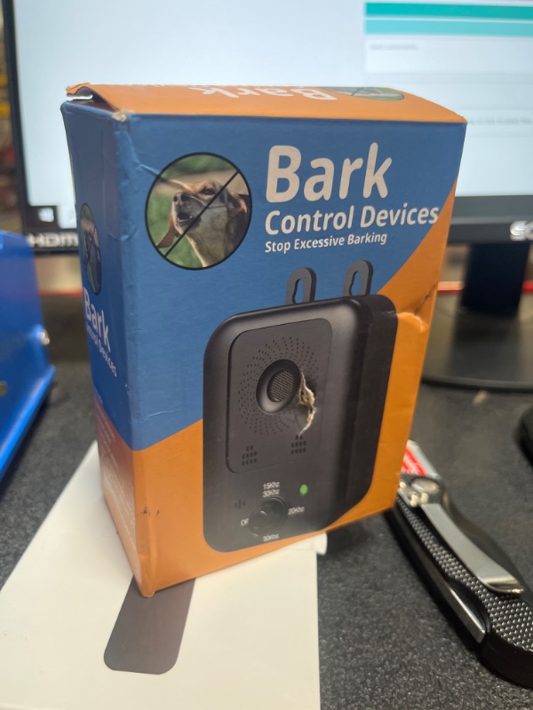 Photo 2 of ***USED***coprisin Anti Barking Devices, Auto Dog Bark Control Devices with 3 Modes, Rechargeable Ultrasonic Bark Box Dog Barking Deterrent Devices, Effective Stop Barking Dog Devices for Indoor & Outdoor Dogs