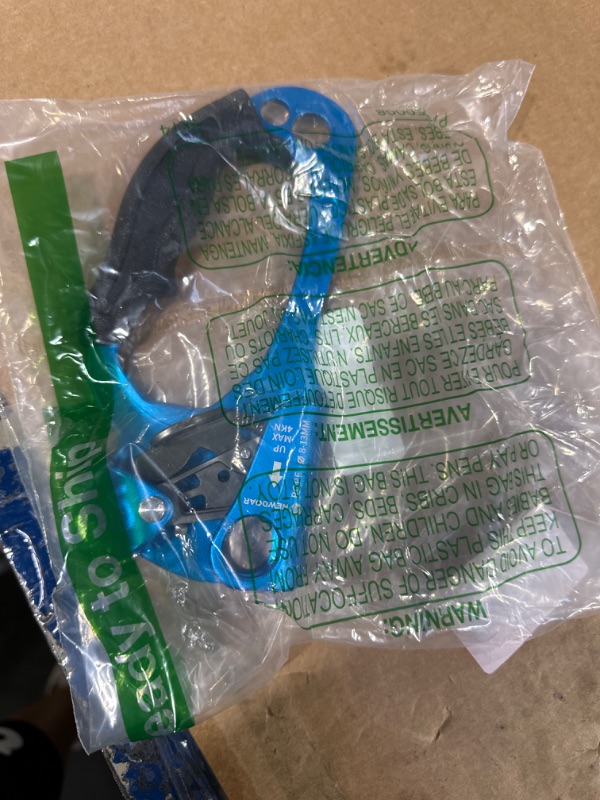 Photo 3 of ***USED***NewDoar Right Hand Ascender Rock Climbing Tree Arborist Rappelling Gear Equipment CE Certified Rope Clamp for 8~13MM Rope(Right Hand Pro Blue)