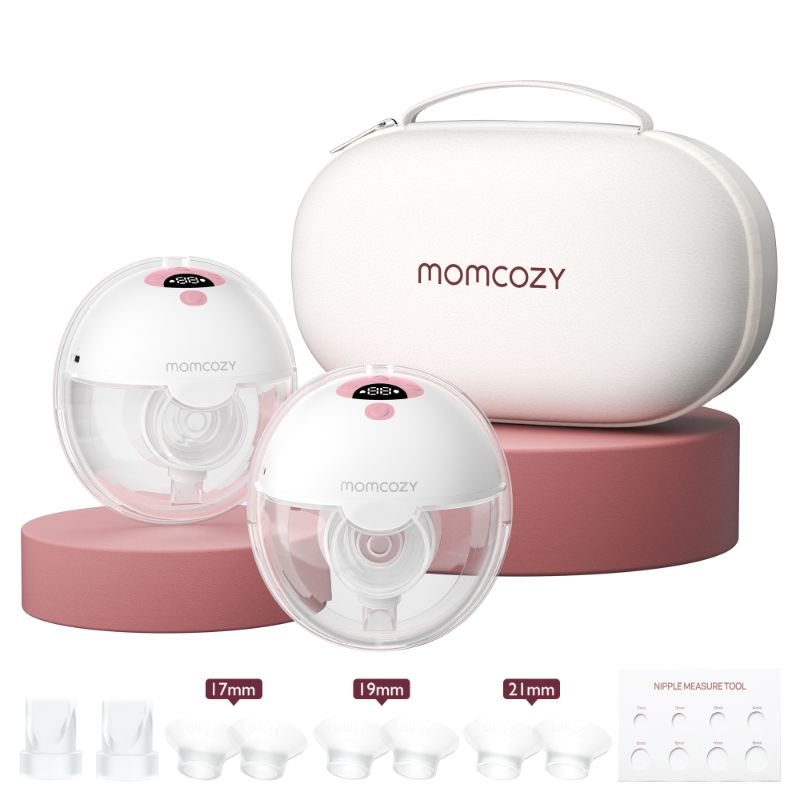 Photo 1 of *** FACTORY SEALED *** Momcozy M5 Pinky Breast Pump Hands Free, Electric 24mm Pink 2 Pack