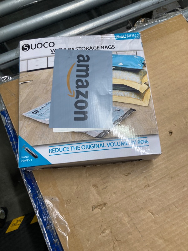 Photo 2 of ***USED***SUOCO Vacuum Storage Bags 8 Pack (Jumbo)