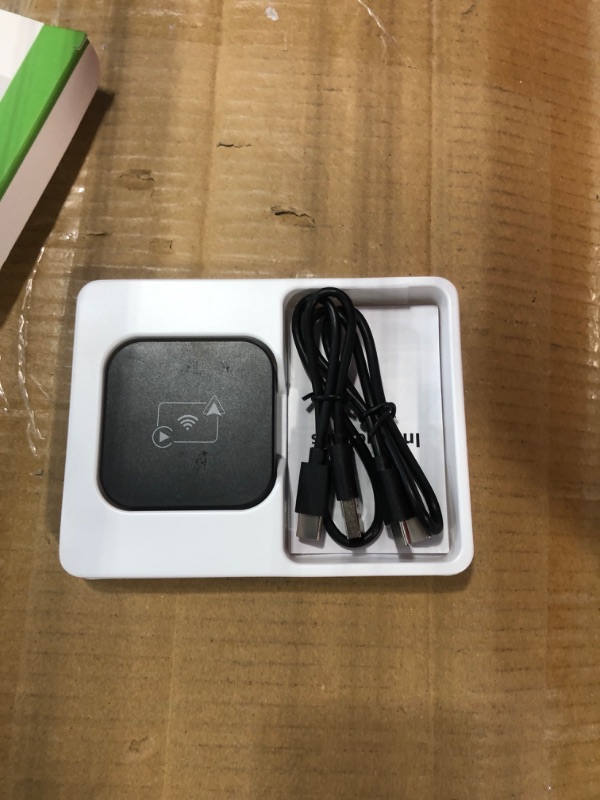 Photo 1 of Android Auto Wireless Adapter and Wireless CarPlay Adapter,2024 Upgrade Android Auto Wireless Dongle for OEM Wired Carplay/Android Auto to Wireless Connection, Magic Box with USB-C & USB-A Cables