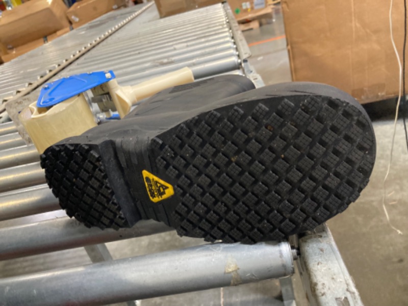 Photo 1 of ***USED**Shoes for Crews Bullfrog Composite Toe, Men's, Women's, Unisex, Non-Slip Work Boots, Water Resistant, Black, Men's 8 / Women's 10