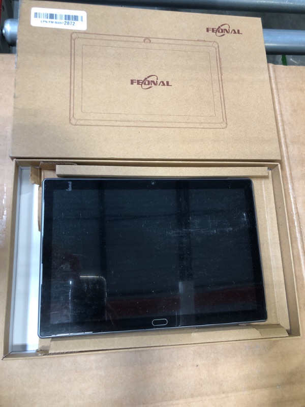 Photo 4 of ///////LOCKED//////Tablet 10 inch Android 11 Tablet 2024 Latest Update 4G Phone Tablet 64GB + 4GB Storage Octa-Core Processor, 13MP Camera, Dual SIM Card Slot, 128GB Expand Support, GPS, WiFi, Bluetooth, 1080P HD (Gray) ***charger missing****