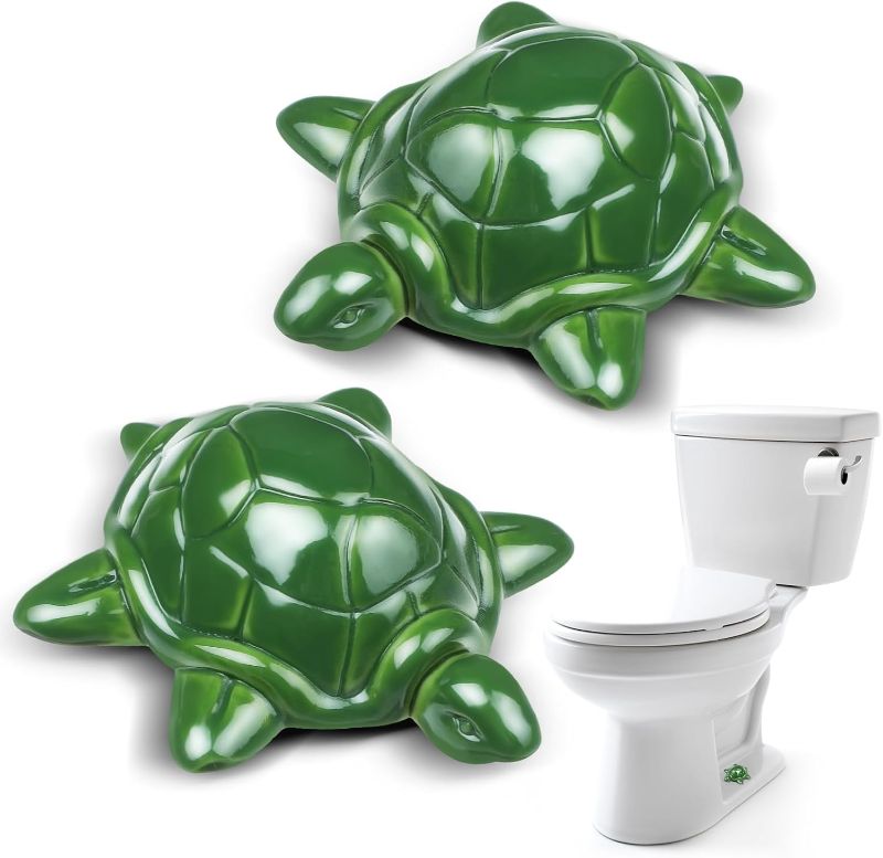 Photo 1 of 2Pcs Toilet Bolt Covers, 2024 Sea Turtle Toilet Bolt Caps Resin Toilet Bolt Covers Cute Animal Bathroom Decor Fun Turtle Themed Gadgets for The Toilet Easy installation Toilet Replacement Part