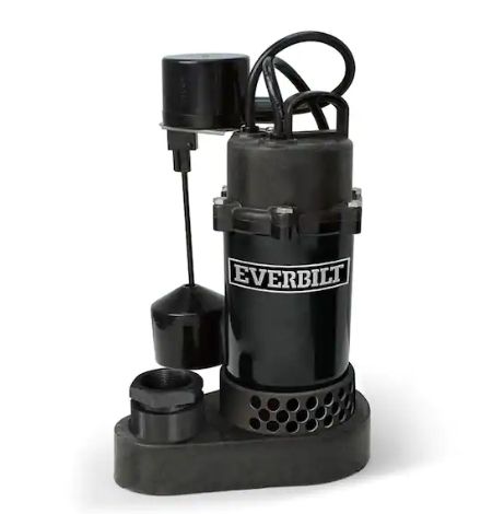 Photo 1 of 1/4 HP Aluminum Sump Pump Vertical Switch


