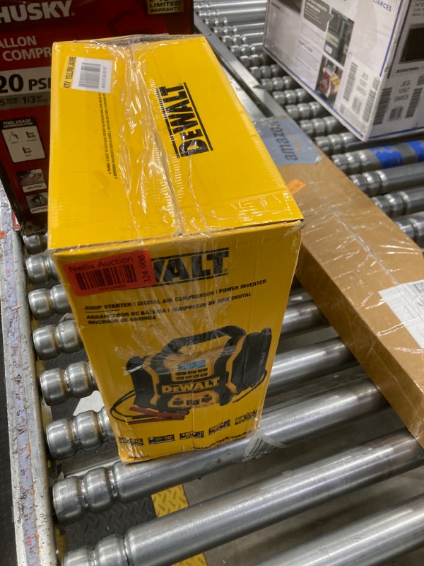 Photo 1 of DEWALT Portable Power 2000 Peak Amp Jump Starter w/Digital Compressor DXAEPS14