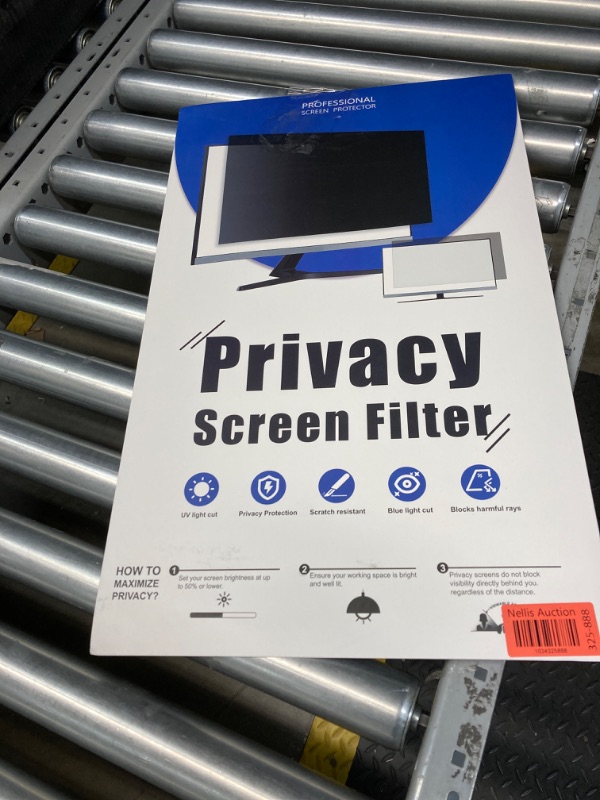Photo 1 of [2 Pack] 22 Inch Computer Privacy Screen for 16:10 Aspect Ratio Widescreen Monitor, Eye Protection Anti Glare Blue Light Computer Monitor Privacy Filter, Removable Anti-Scratch 22in Protector Film