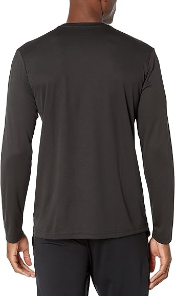 Photo 1 of Amazon Essentials Long Sleeve Shirt for Men, Performance Tech, XL Black