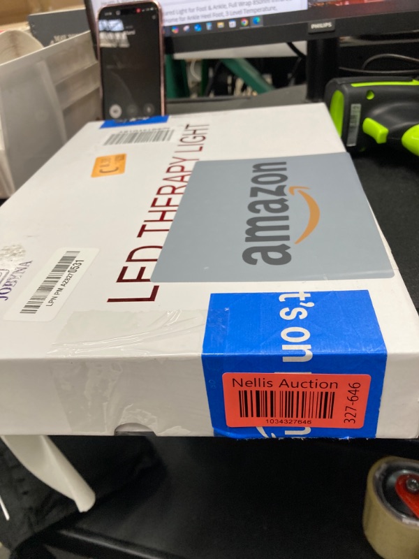 Photo 3 of ?MORE CHIPS? 1 Pack Infrared Light for Foot & Ankle, Full Wrap 850nm Infrared Light & 660nm Red Light at Home for Ankle Heel Foot, 3 Level Temperature, 10/20/30mins Timer and Pulse Mode