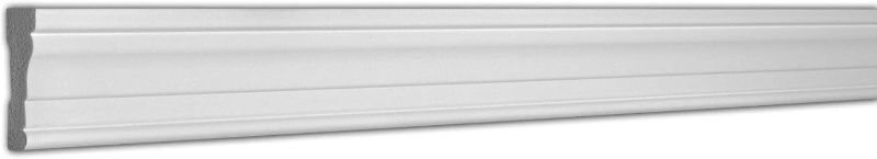 Photo 1 of 2 3/4"H x 1/2"P x 96"L, TrueCraft PVC Casing Moulding, White
