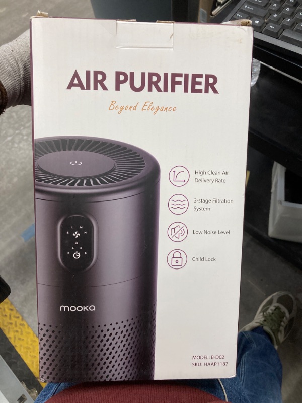 Photo 2 of Air Purifier for Home Pets Hair in Bedroom