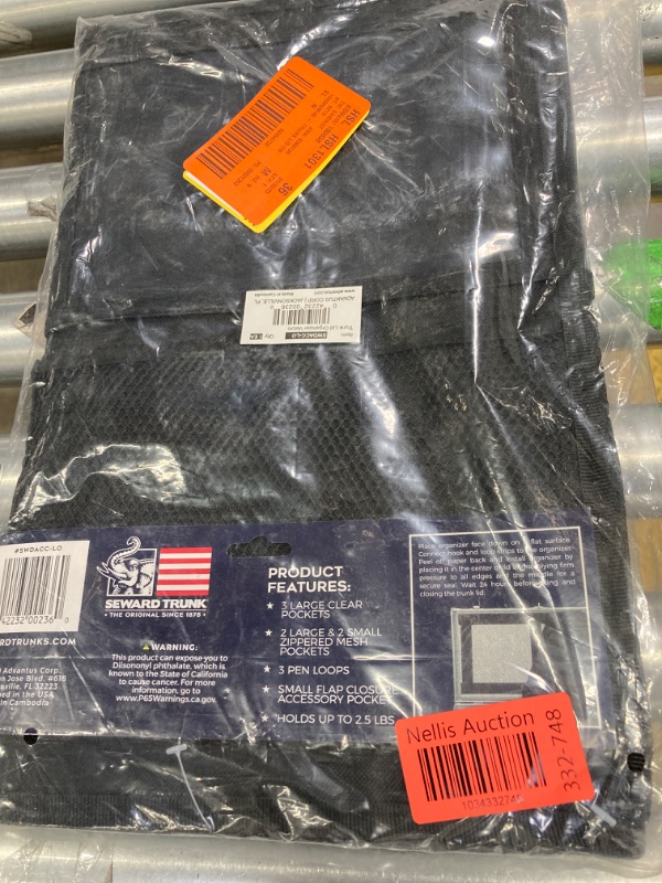 Photo 1 of Seward Trunk Lid Organizer