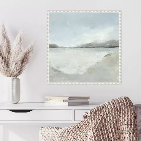 Photo 1 of Amanti Art Subtle Coastal by Hannah Dawson Framed Wall Art Print