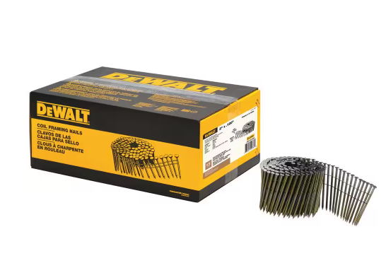 Photo 1 of 3 in. x 0.120 in. Metal Coil Nails (2700 per Box)