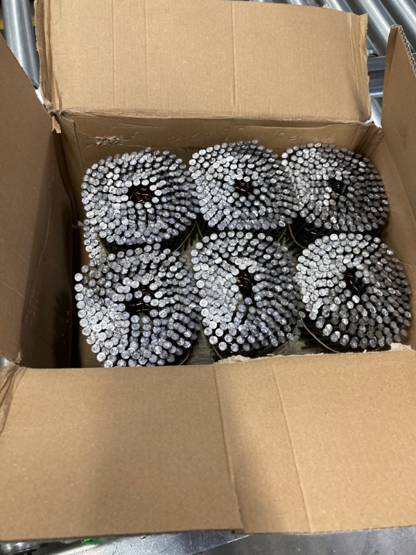 Photo 1 of 3 in. x 0.120 in. Metal Coil Nails (2700 per Box)