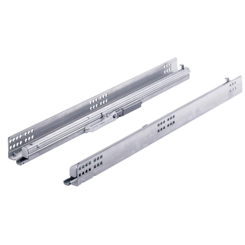 Photo 1 of 18 in. Full Extension Undermount Soft Close Cabinet Drawer Slides (1-Pair)