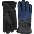 Photo 1 of 
1 Pair of Adult One Size Two Tone Insulated Waterproof Windproof Cold Winter Weather Gloves for Snow, Wind, Rain, Hail, Freezing Temperatures and Harsh Climates in Navy Blue and Black