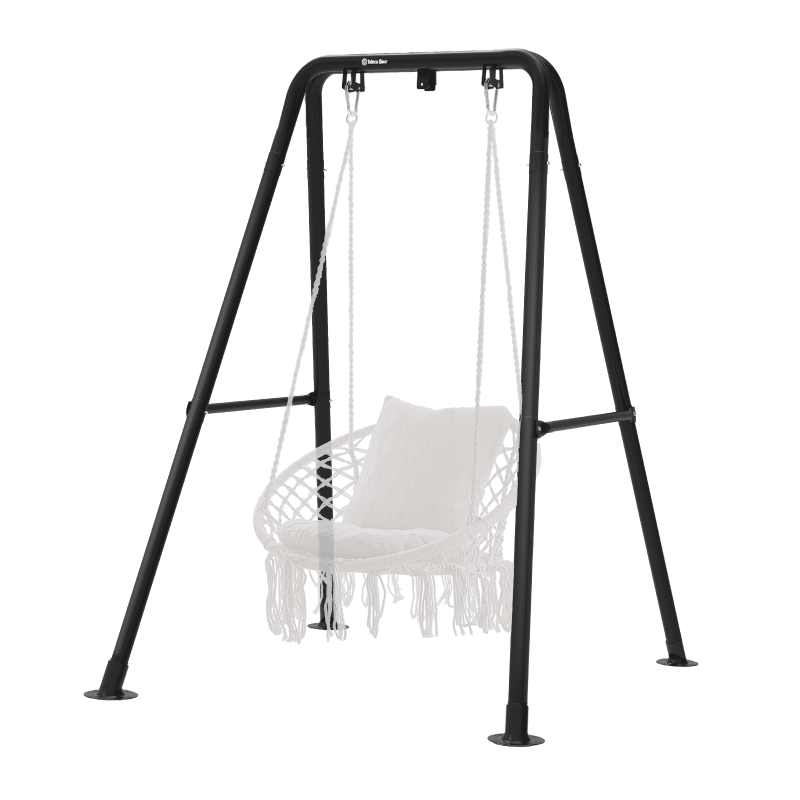 Photo 1 of ***PARTS ONLY***G TALECO GEAR Hammock Chair Stand, Outdoor Hammock Stand for Hanging Swing Chair, Patio Swing Stand, Heavy-Duty Steel, 300LBS, Black