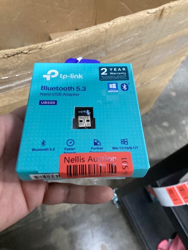 Photo 1 of TP-Link USB Bluetooth Adapter for PC, Bluetooth 5.0/5.3 Dongle Receiver, Plug and Play, Nano Design, EDR & BLE, Supports Windows 11/10/8.1/7 for Desktop, Laptop, PS5/PS4/Xbox Controller (UB500)