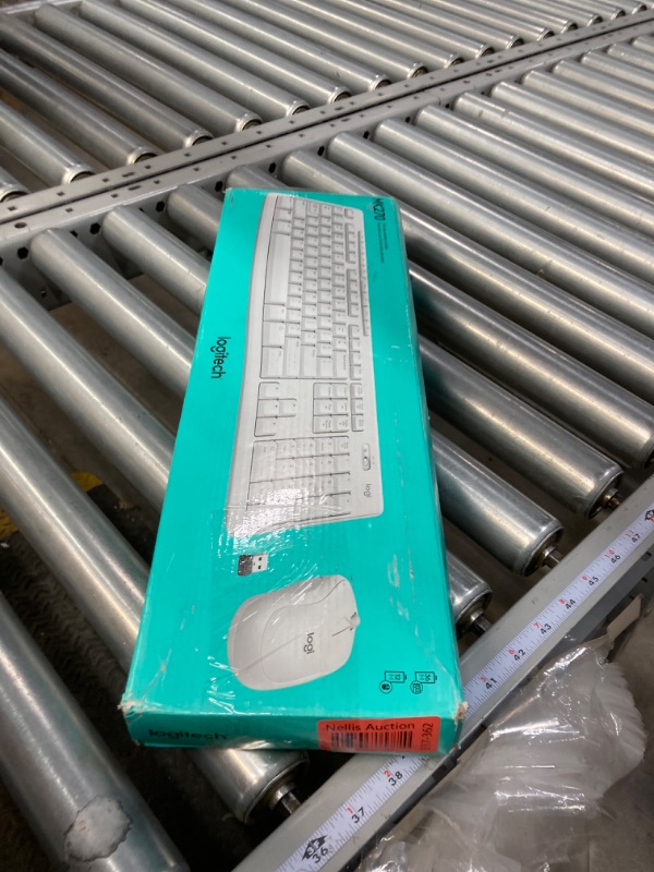 Photo 1 of Logitech MK270 Wireless Keyboard and Mouse Combo for Windows, 2.4 GHz Wireless, Compact Mouse, 8 Multimedia and Shortcut Keys, 2-Year Battery Life, for PC, Laptop - Off White