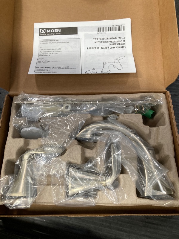 Photo 1 of Brantford 8 in. Widespread 2-Handle High-Arc Bathroom Faucet Trim Kit in Chrome (Valve NOT Included)
