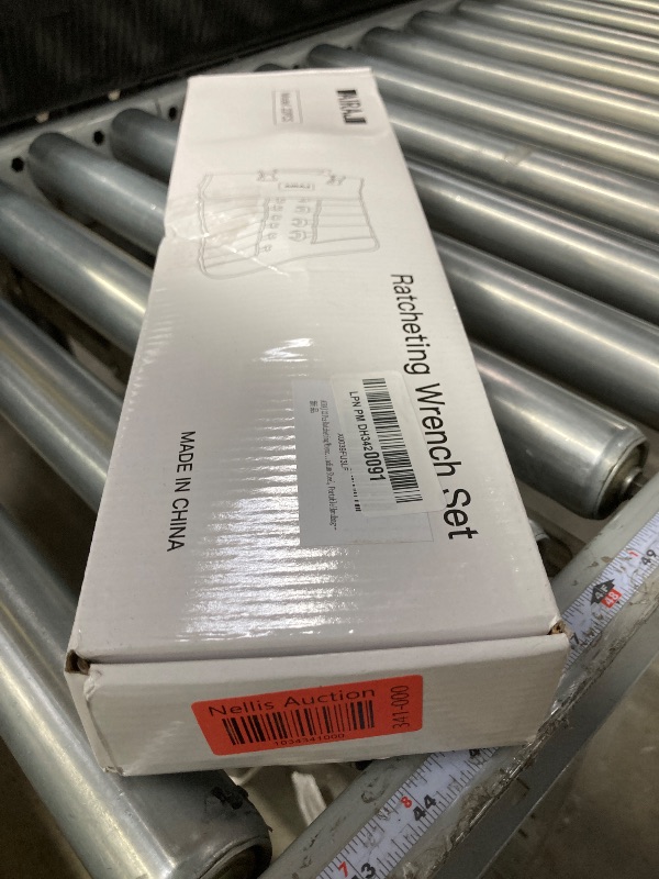 Photo 1 of Ratchet Wrenches Set,Standard Combination Ratcheting Wrench Set, SAE & Metric, 22-piece, 72-Tooth Long Open End,1/4" to 3/4" & 6-18mm, CR-V Steel, Organizer With Tool Roll Bag, Mechanic Tools Sets