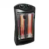 Photo 1 of 1500-Watt Black Electric Tower Quartz Infrared Space Heater with Thermostat