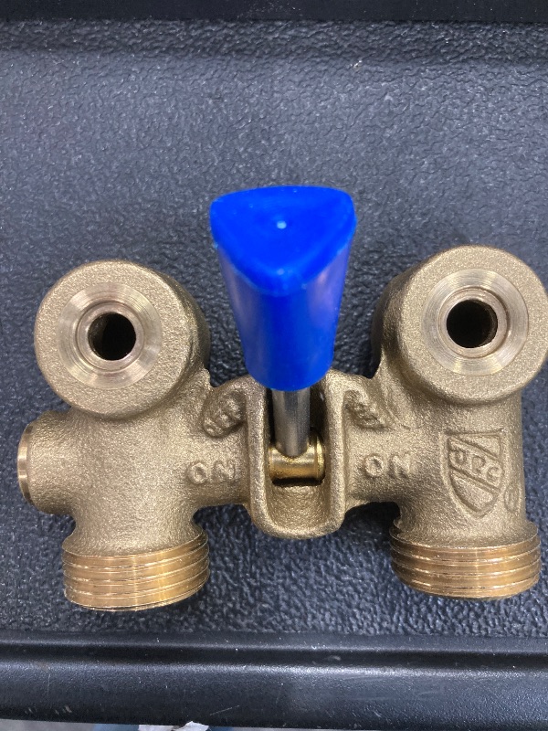 Photo 1 of 1/2 in. Bronze Sweat x MHT Washing Machine Shutoff Valve