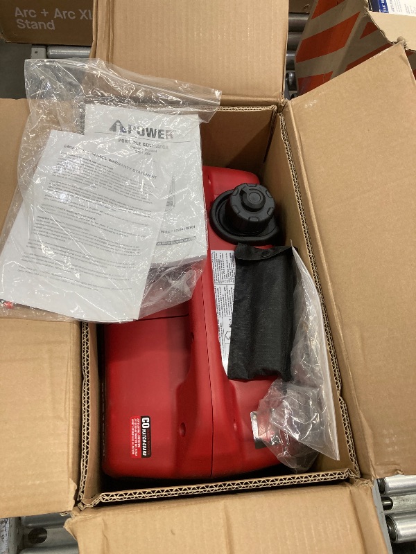 Photo 1 of 1500-Watt Recoil Start Gasoline Powered Ultra-Light Inverter Generator with 60cc OHV Engine and CO Sensor Shutdown
