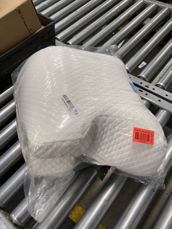 Photo 1 of AM AEROMAX Memory Foam Back Sleep Training Pillow for Keep Head Straight Wrinkle Prevention - Beauty Pillow for Anti Wrinkle & Anti Aging.