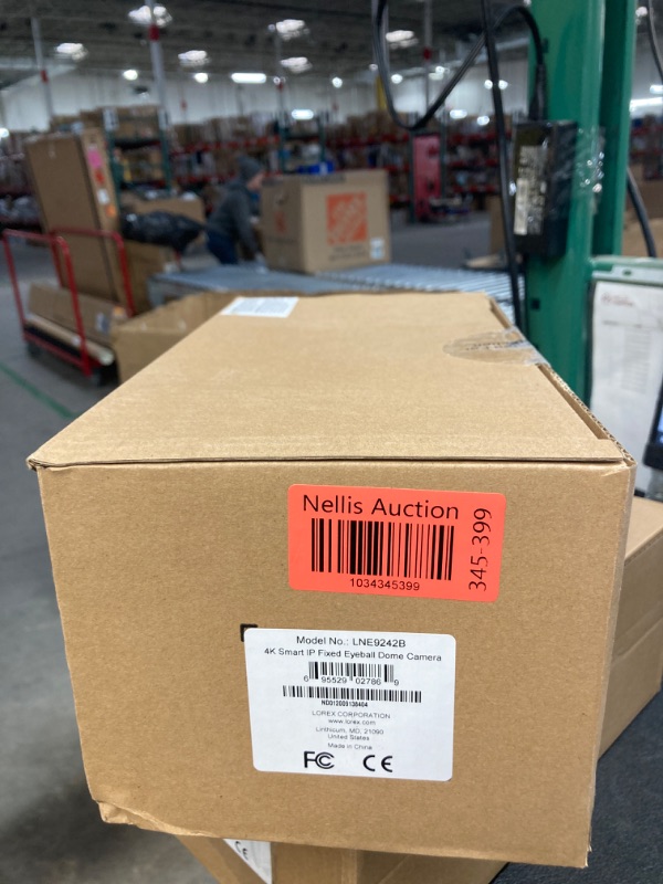 Photo 1 of Lorex 4K (8MP) Smart IP Dome Security Camera with Listen-in Audio and Real-Time 30FPS Recording - Black