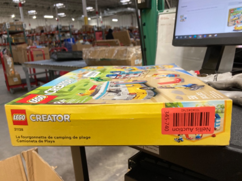 Photo 2 of LEGO Creator 3 in 1 Beach Camper Van Building Kit, Transforms from a Campervan to Ice Cream Shop to Beach House, Great Gift for Surfer Boys and Girls, Pretend Play Beach Life, 31138