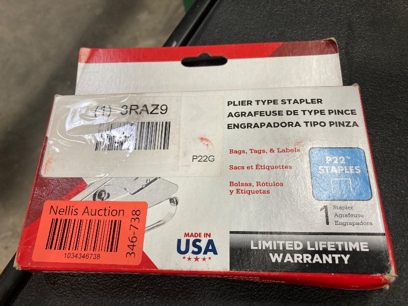 Photo 2 of Arrow P22 Heavy Duty Handheld Plier Stapler for Crafts, Office, and Insulation, Uses 1/4-Inch and 5/16-Inch Staples