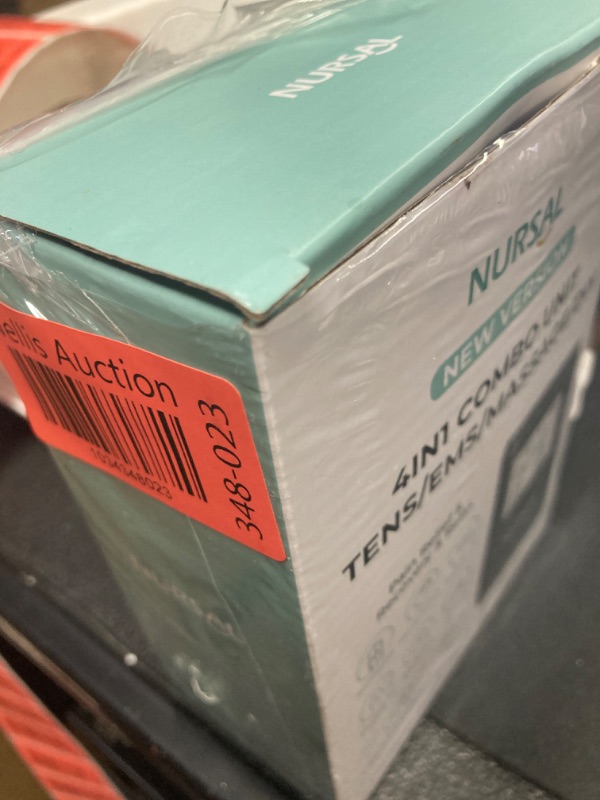 Photo 1 of NURSAL Tens Unit Muscle Stimulator, 4 in 1 TENS EMS Machine with 25 Modes Include DIY, 40 Intensities Electric Massager for Shoulder, Back Pain Relief, TENS Pads, A Carry Case