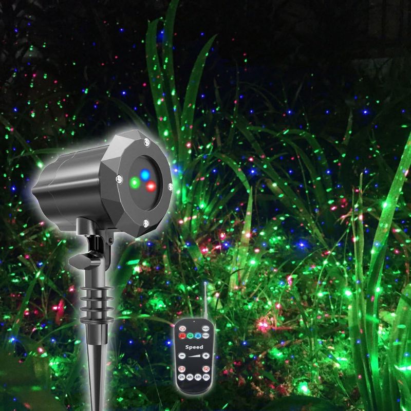 Photo 1 of Brightown Laser Christmas Lights Brightown Decorative Light Projector 8 Green Patterns ...