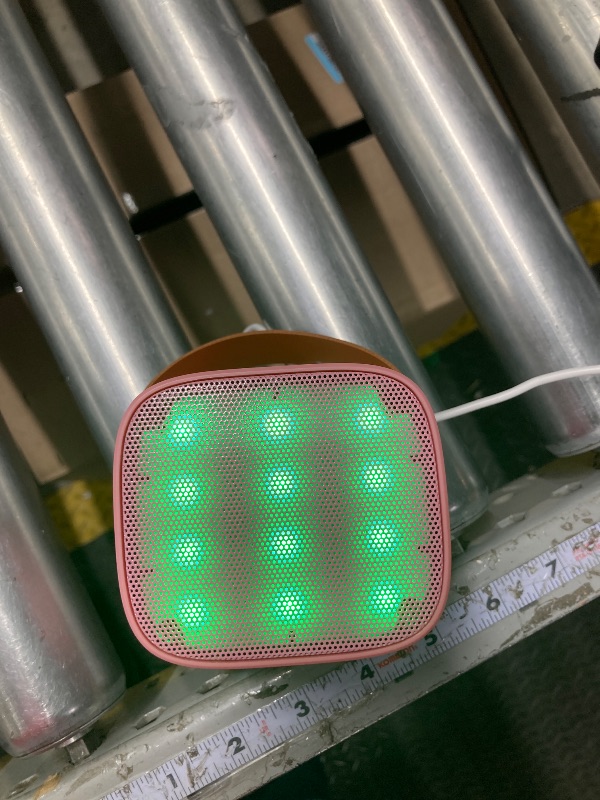 Photo 3 of YLL Mini Karaoke Machine for Kids Adults, Portable Bluetooth Speaker with 2 Wireless Microphones, Toys Birthday Gifts for Girls 4, 5, 6, 7, 8, 9, 10, 11, 12+ Years Old Toddler Teens?Rose?