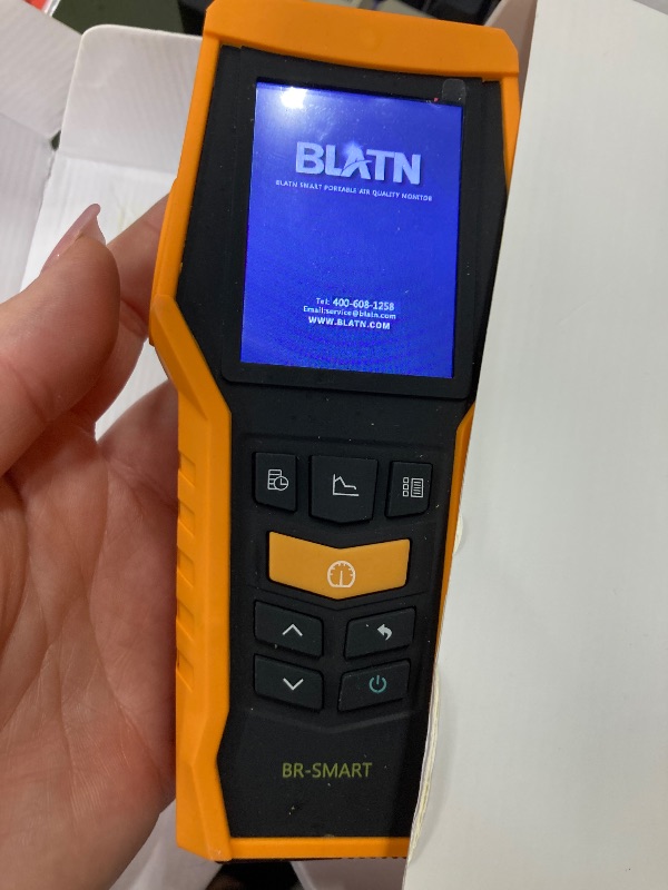 Photo 3 of BLATN Smart 126s Air Quality Monitor Indoor TVOC Tester PM2.5 Dust Meter Formaldehyde HCHO Detector PM1.0 PM10 VOCs Particle Test Pollution Home AQI Indicator Data Record