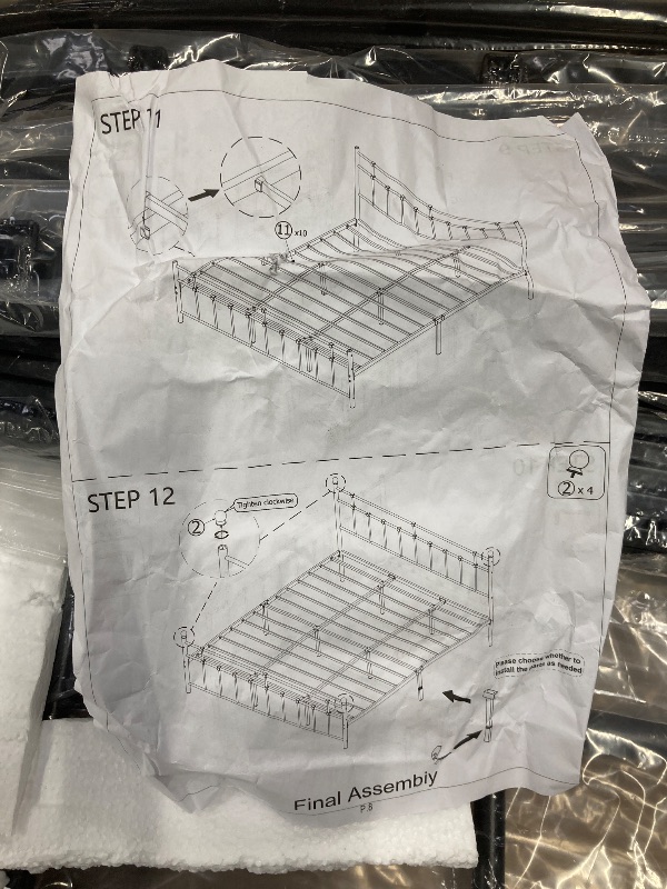 Photo 1 of Bed Frame ***Brand name unknown possible missing parts***