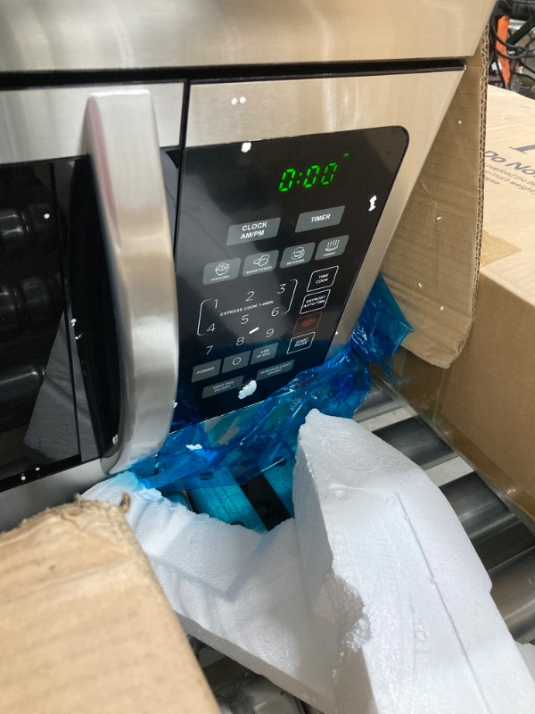 Photo 1 of GASLAND 1.6 Cu.Ft. Over the Range Microwave Oven, 30 Inch 1000 W Microwave Over the Range, OTR1603S 300 CFM Over Range Microwave with Exhaust Fan and Light, Stainless Steel Over the Stove Microwave