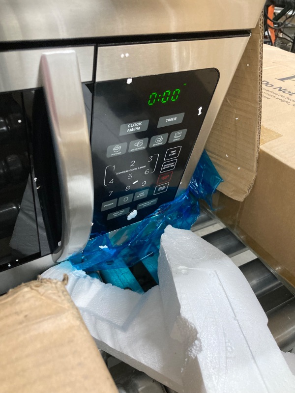 Photo 1 of GASLAND 1.6 Cu.Ft. Over the Range Microwave Oven, 30 Inch 1000 W Microwave Over the Range, OTR1603S 300 CFM Over Range Microwave with Exhaust Fan and Light, Stainless Steel Over the Stove Microwave