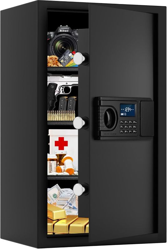 Photo 1 of ›Cabinet Safes
 Add Prime to get Fast, FREE deliveryAmazon prime logo
$159.99
FREE Returns 
FREE delivery Sunday, March 16
Or Prime members get FREE delivery Thursday, March 13. Order within 13 hrs 9 mins. Join Prime
Delivering to Camden 08104 - Update lo