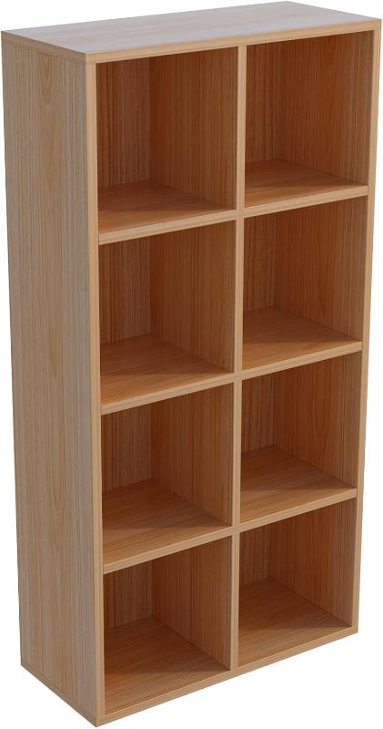 Photo 1 of 2x4 oak storage shelf unit