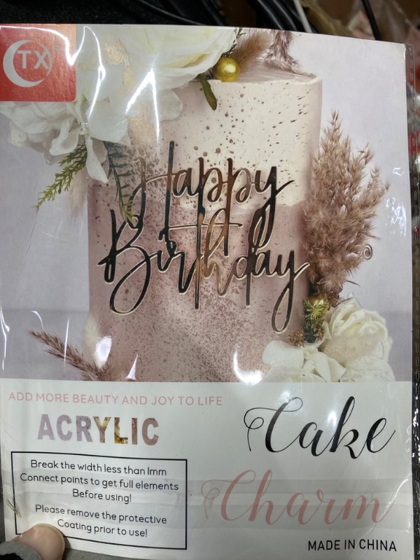 Photo 1 of Boys or Girls cake top party supply