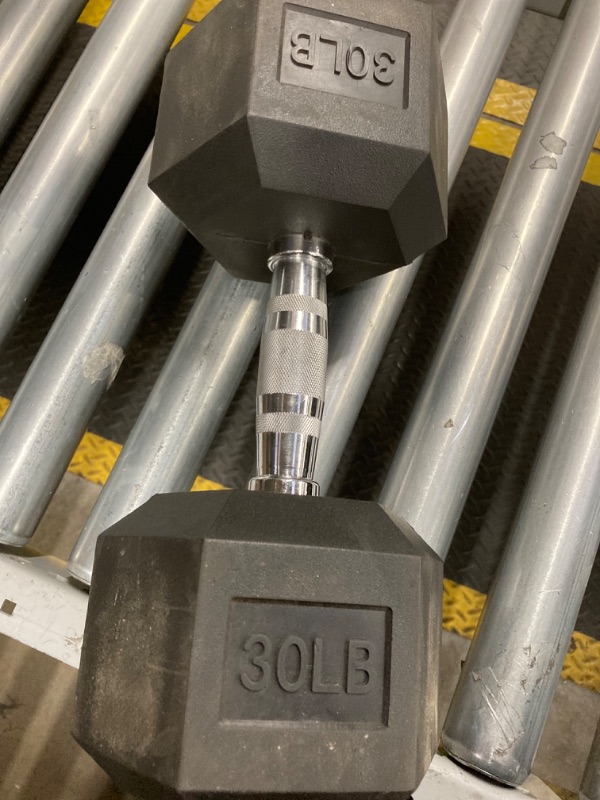 Photo 1 of 30LB dumb bell 