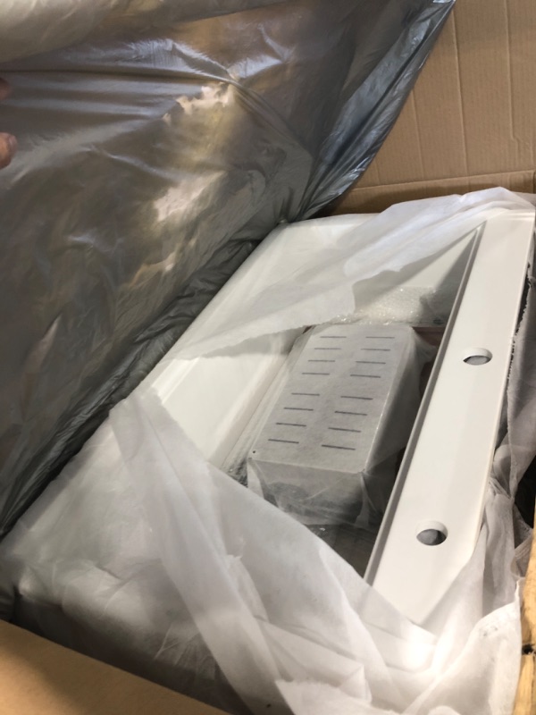 Photo 1 of 33 Inch White Drop In Kitchen Sink Worktation-iAnomla 33x19 Kitchen Sink Drop-in Top mount Workstation Kitchen Sink White Granite Composite Sink Deep Single Bowl Kitchen Sink with Cutting Board