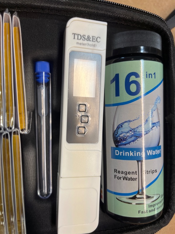 Photo 4 of 21-in-1 Water Testing Kits for Drinking Water, Well Water Testing Kit, pH Test Strips?Suitable for Tap Water, Ponds, Swimming Pools, Household Drinking Water