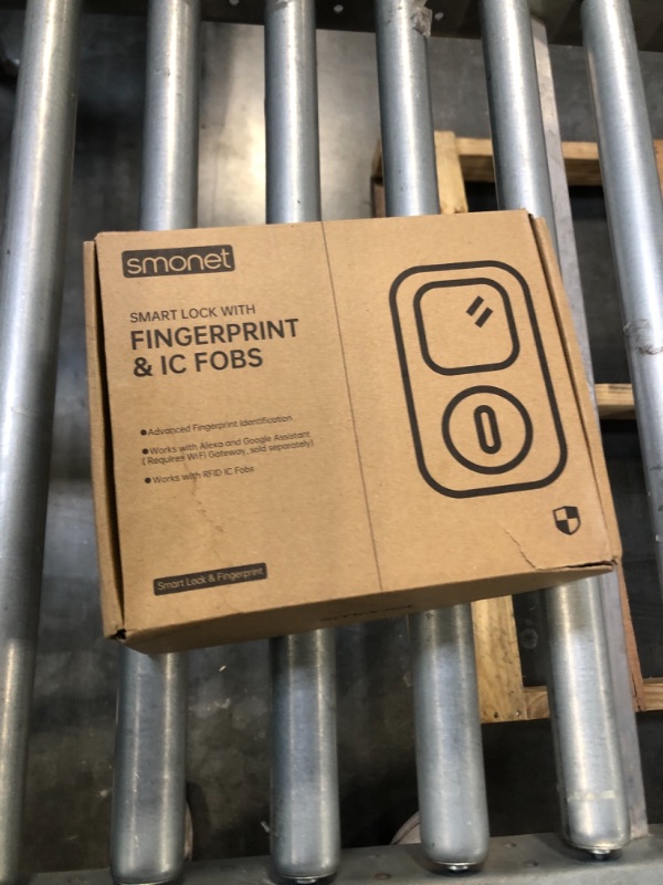 Photo 1 of Smart Keyless Entry Door Lock - Fingerprint Electronic Deadbolt Touchscreen Keypad SMONET Biometric Digital Bluetooth Door Lock Smart Deadbolt Work with Alexa for Homes and Hotel