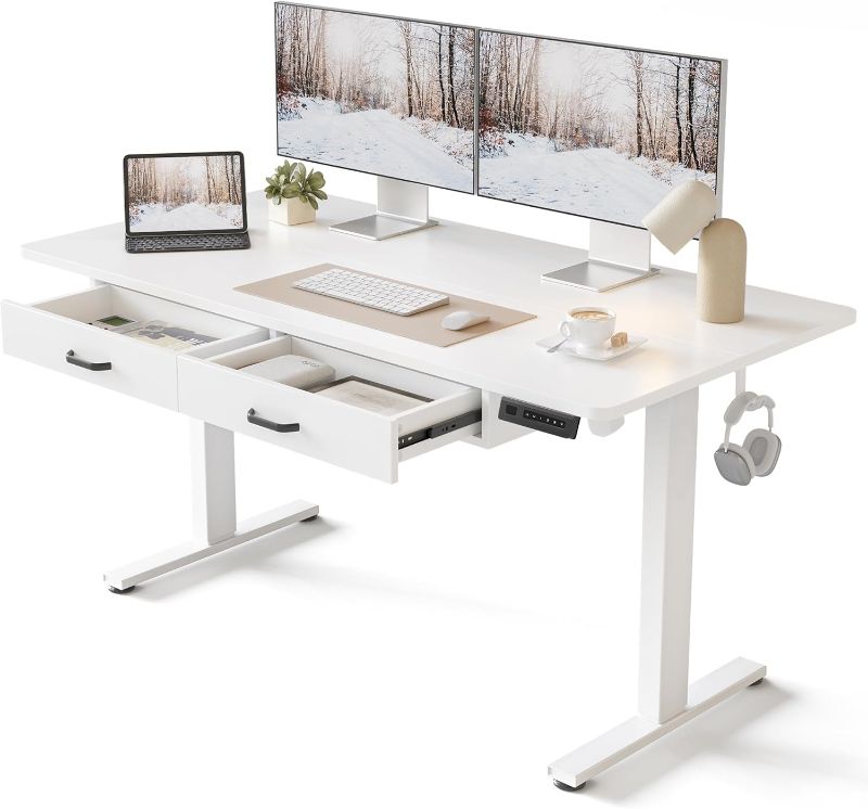 Photo 1 of ***similar item*** Standing Desk with Double Wooden Drawers