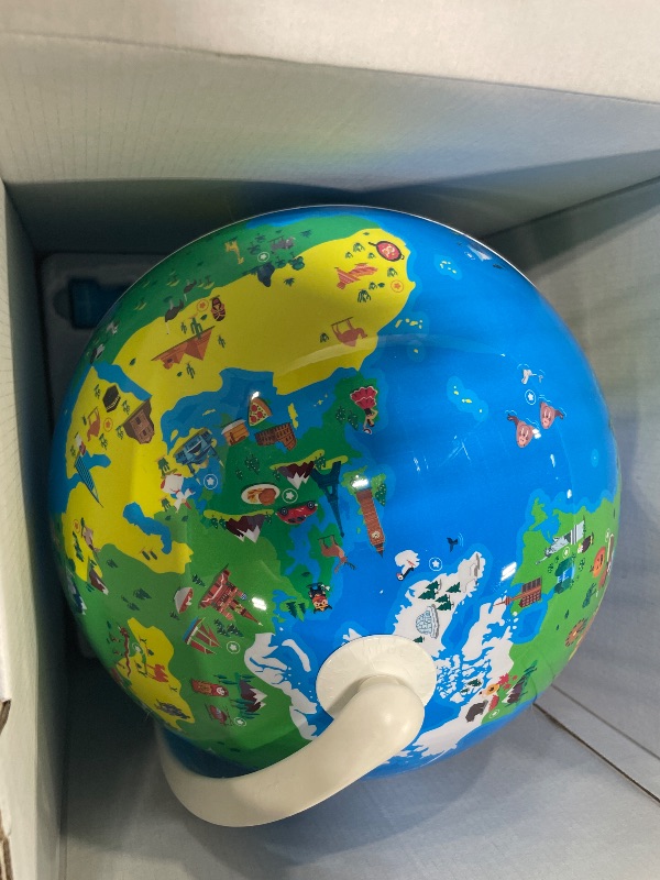 Photo 2 of ***DIRTY***PlayShifu Educational Globe for Kids - Orboot Earth (Globe + App) Interactive AR World Globe 400 Wonders